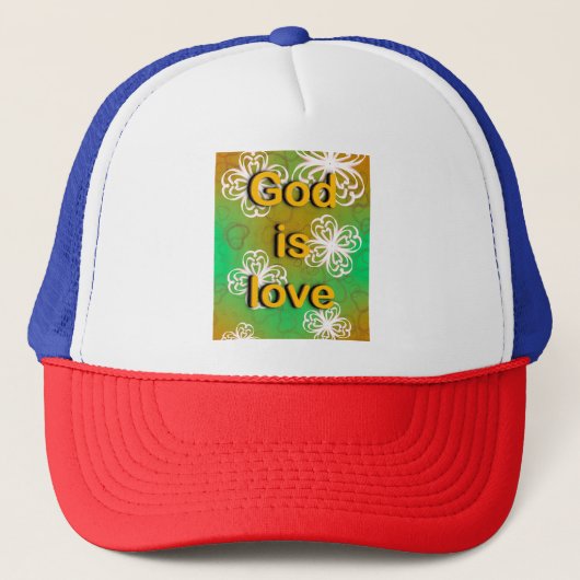 Casquette Dieu est amour (Devant)