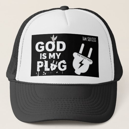 CASQUETTE DIEU EST MA SOURCE (Devant)