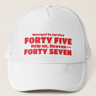 Casquette Dieu nous sauve de Donald Trump