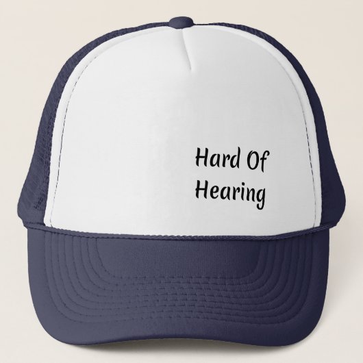 Casquette Difficile à entendre (Devant)