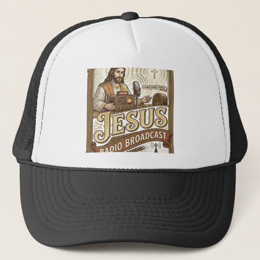 Casquette Diffusion Radio Jésus Diffusion Radio Jésus Christ (Devant)