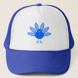 Casquette Dinde de Thanksgiving Bébé Garçon Bleu Mignon