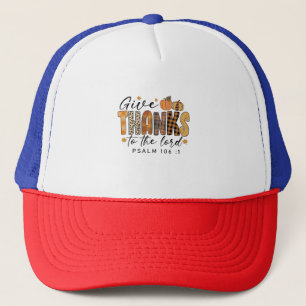 Casquette Dinde de Thanksgiving pour remercier le Seigneur