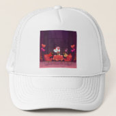 Casquette Dîner des oiseaux cardinaux du Nord Date (Devant)