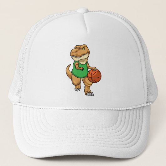 Casquette Dinosaure dans Sports avec basket-ball (Devant)