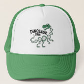Casquette Dinosaure de dessin - Quirky Prehistory Science (Devant)