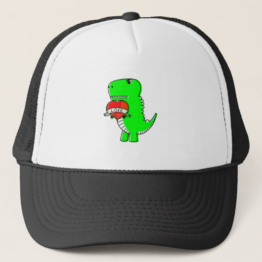 Casquette Dinosaure de la Journée des Véntines (Devant)