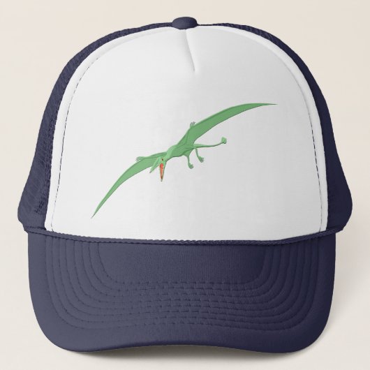 Casquette Dinosaure de Ptérodactyle Vert 3 (Devant)