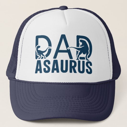 Casquette Dinosaure Papa Asaurus Dino Lover T Rex Papa Dino (Devant)