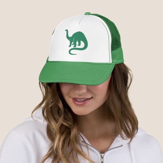Casquette dinosaure - Vert (En situation)