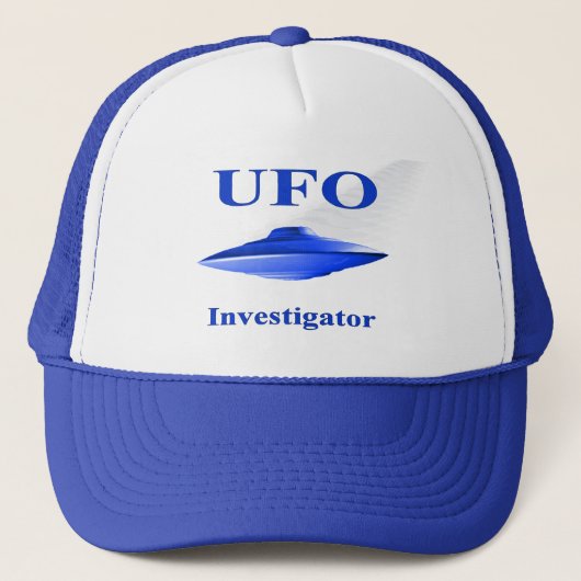 Casquette d'investigateur d'UFO - bleu (Devant)