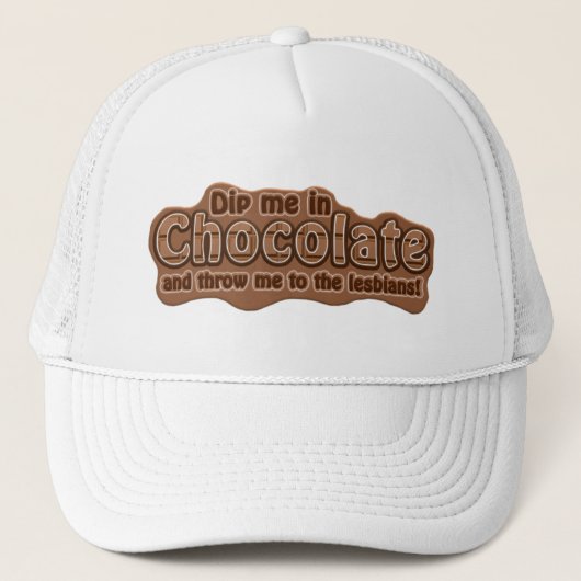 Casquette DIP ME IN CHOCOLATE hat - choose color (Devant)
