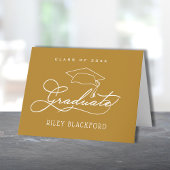 Casquette diplômé Gold