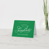Casquette diplômé Green (Devant)
