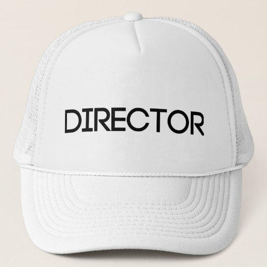 Casquette Directeur Hat d'équipe de tournage (Devant)