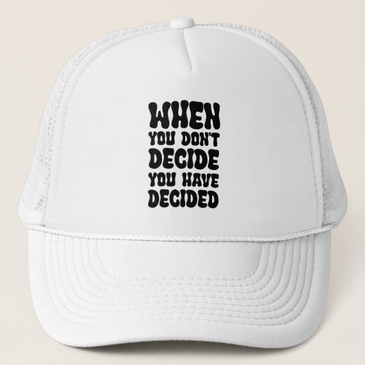 Casquette Direction à travers les décisions (Devant)