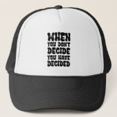 Casquette Direction Through Decisions (Devant)