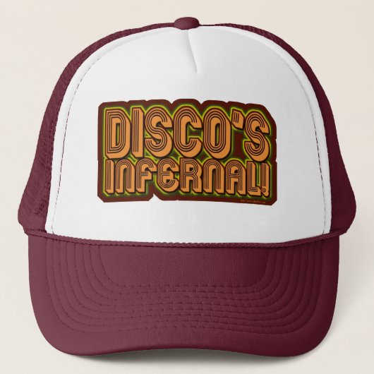 Casquette Discos infernales (Devant)