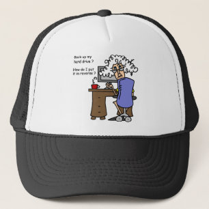 Casquette Disque Dur Sauvegarde Humoristique