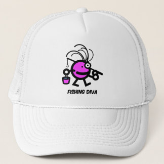 Casquette diva de pêche
