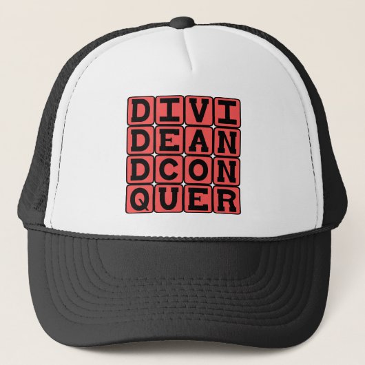 Casquette Diviser pour régner, Slogan des Maraudeurs (Devant)