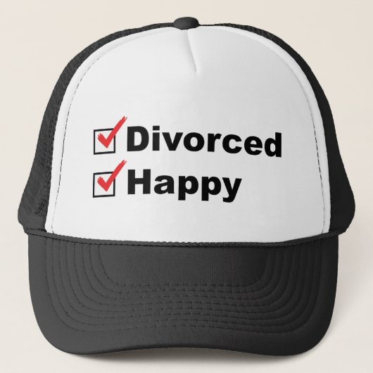 Casquette Divorcé Et Heureux (Devant)