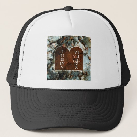 Casquette Dix commandements (Devant)