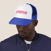Casquette Dix-sept Logo-Magenta (En situation)