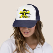 Casquette DJ personnalisée avec nom personnalisé (En situation)