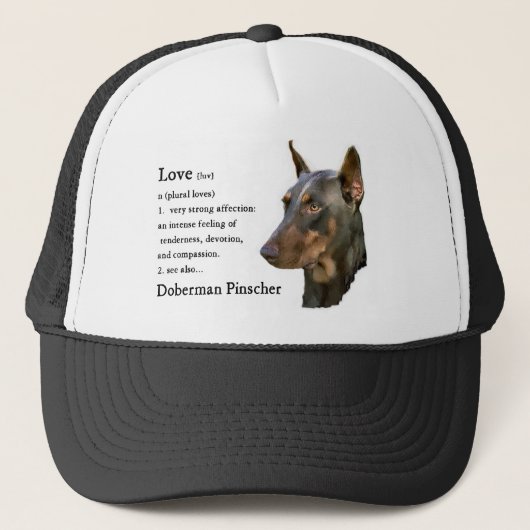 Casquette Doberman Pinscher Cadeaux (Devant)