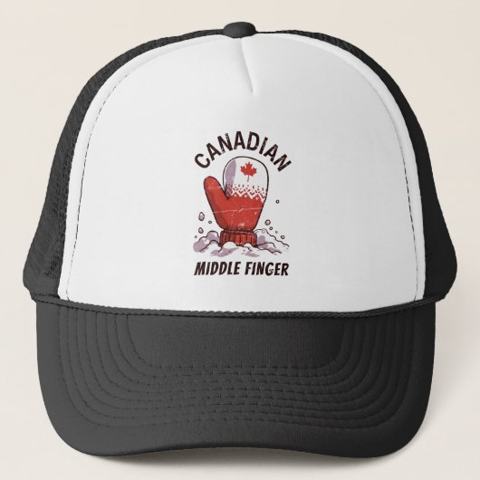 Casquette Doigt moyen canadien (Devant)