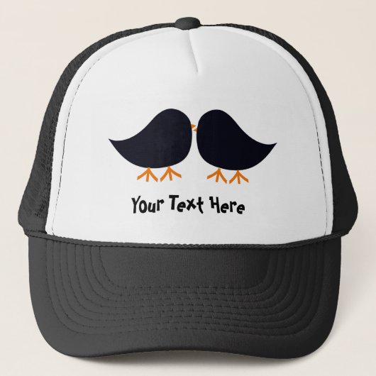 Casquette d'oiseaux moustache (Devant)