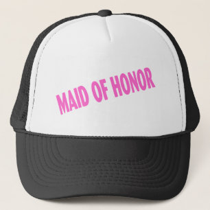 Casquette Domestique d'honneur épousant le rose