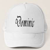 Casquette Dominic, Nom, Logo, (Devant)