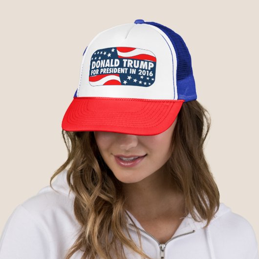 Casquette Donald Trump pour le président en 2016 (En situation)
