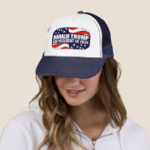 Casquette Donald Trump Président 2024 (En situation)
