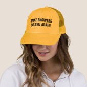 Casquette Donald Trump redresse les douches (En situation)