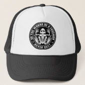 Casquette Donc Vous Voulez Être Un Patch Frogman "Ne Quittez (Devant)
