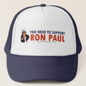 Casquette d'Oncle Sam de Ron Paul (Devant)