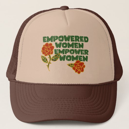 Casquette Donner aux femmes les moyens d'agir (Devant)