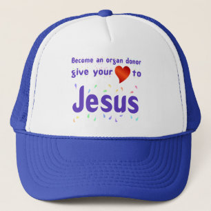 Casquette Donnez votre coeur à Jésus