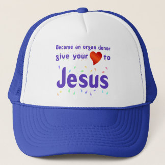 Casquette Donnez votre coeur à Jésus