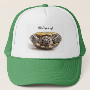 Casquette Don't Give Up Upside Down Turtle Encouragement