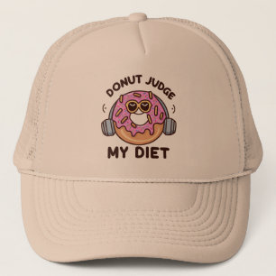 Casquette Donut Juge My Diet - Humour drôle