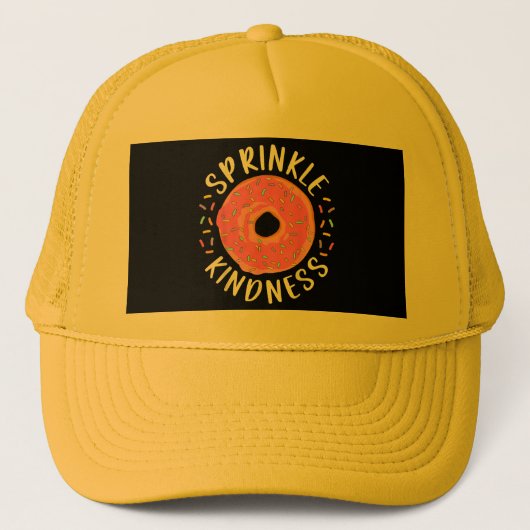 Casquette Donut Sprinkle Kindness Funny Girls Femmes Doughnu (Devant)