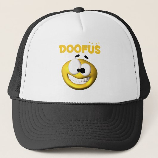 Casquette Doofus de regard fou font face (Devant)