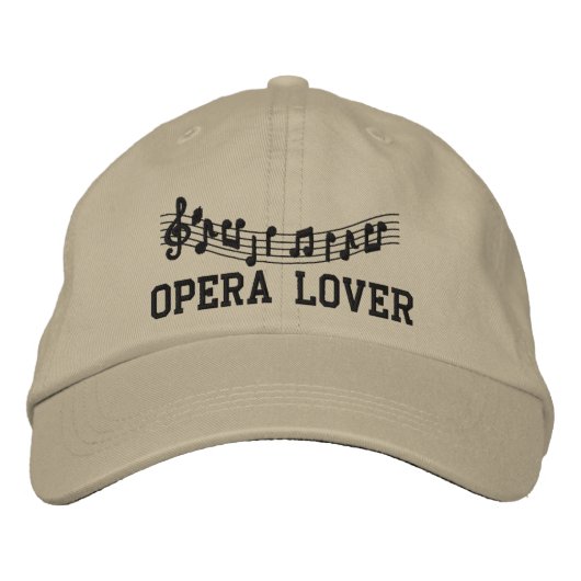 Casquette d'opéra brodé (Devant)