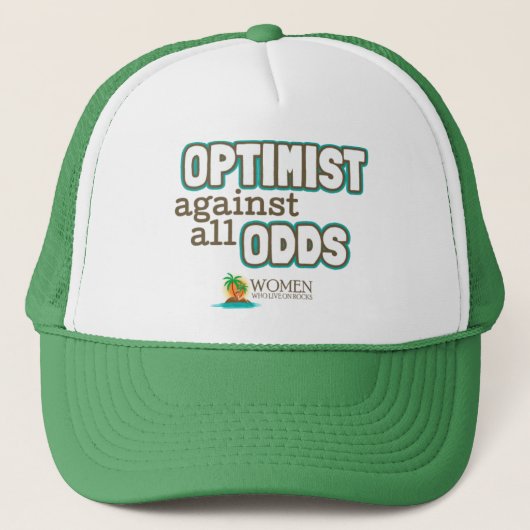 Casquette d'optimiste d'île (vert) (Devant)