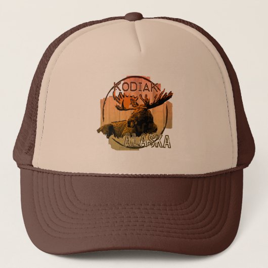Casquette d'orignal de Kodiak Alaska (Devant)