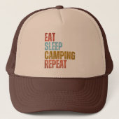 CASQUETTE DORMIR LE CAMPING RÉPÉTER (Devant)